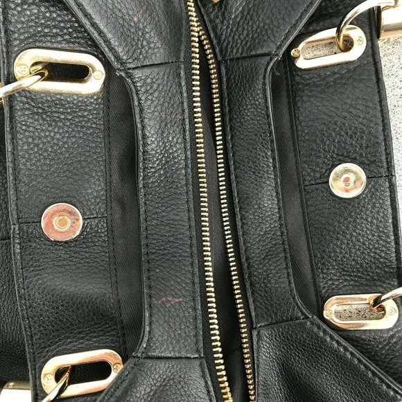 Vince Camuto Womens Black Soft Genuine Leather Top Handle Tote Handbag - Picture 3 of 12